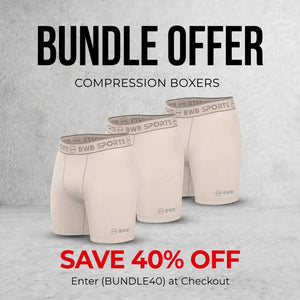 BWB Men's Boxer Shorts Value Pack 3 - Beige