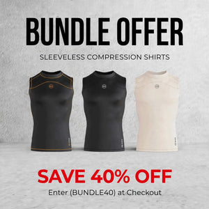 Men's Compression Sleeveless Shirts - Pack of 3