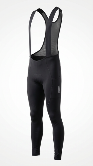 BWB Men's Thermal Gel Padded Cycling Cargo Bib Tights