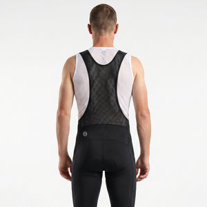 BWB Men's Yellow Thermal Frost performance Winter Cycling Jersey & cargo Bib Tights Set