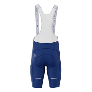 BWB Men’s Pro Navy Blue Summer Cycling Cargo Bib Shorts