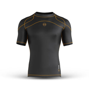 BWB Men's Black/Orange Premium Full Body Recovery Compression Bundle