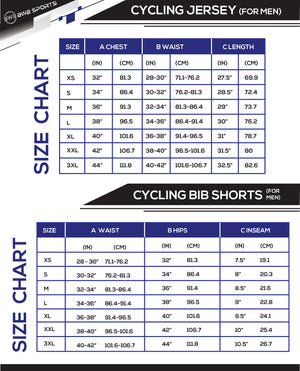 BWB MEN'S PRO BLACK SHORT SLEEVE CYCLING JERSEY & BIB SHORTS SET