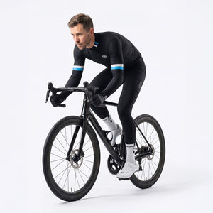 BWB Men's Thermal Frost Performance Gel Padded Cycling Cargo Bib Tights