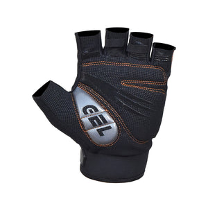 BWB Amber Unisex Fingerless Gel Padded Summer Cycling Gloves