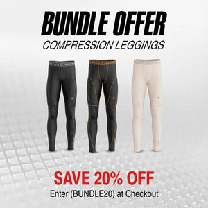 BWB Men's Compression Legging - Pack of 3