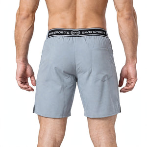 BWB Men's Black Sports Gym Running Shorts