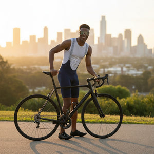 BWB Men’s Pro Navy Blue Summer Cycling Cargo Bib Shorts