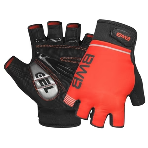 Red Men's Short Sleeve Cycling Jersey & Bib Shorts Set with 3 Pairs Cycling Socks & Free Fingerless Gel Padded Gloves