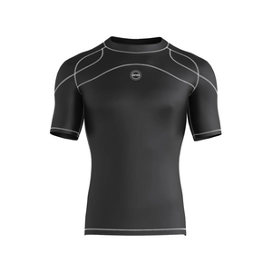 Men's Black & White Compression Shirt & Leggings Gym Bundle