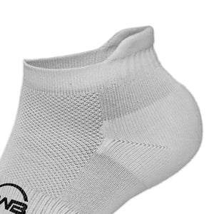 BWB 3 Pairs Grey No Show Running Socks