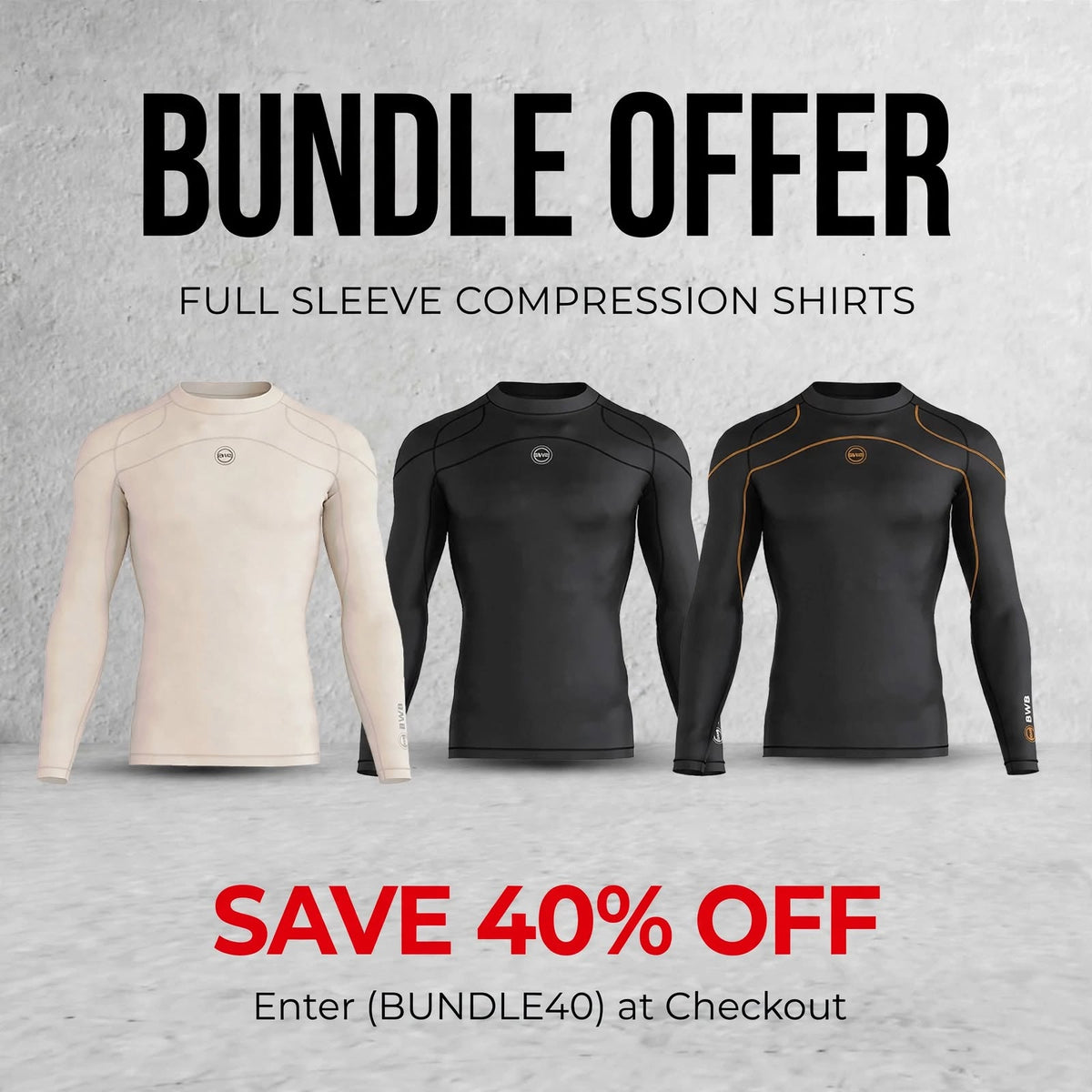 Men's Compression Full Sleeve Shirts - Pack of 3
