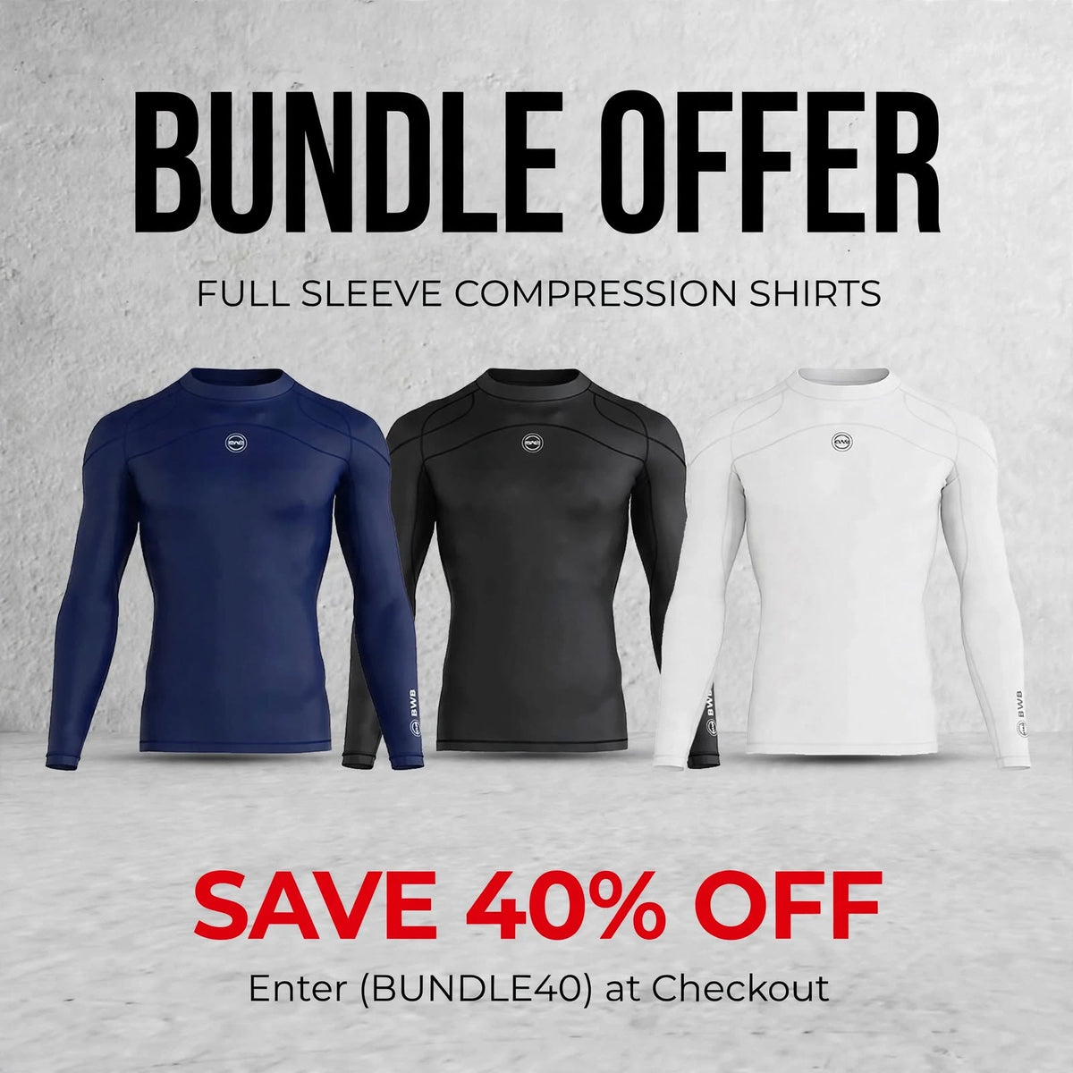Men's Compression Full Sleeve Shirts - Pack of 3