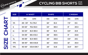 BWB Men’s Pro Black Summer Cycling Cargo Bib Shorts