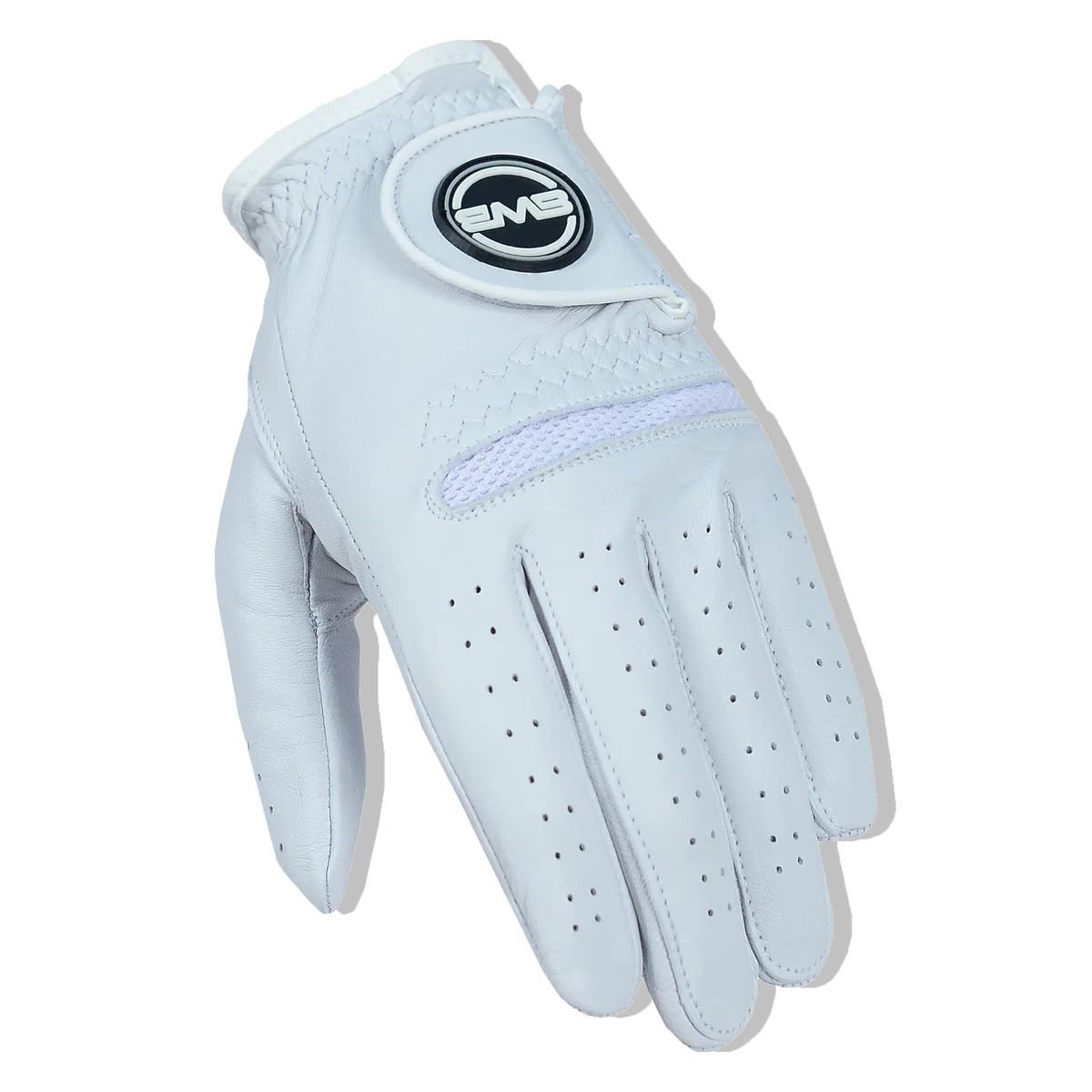 BWB Men's White Left Hand Golf Glove