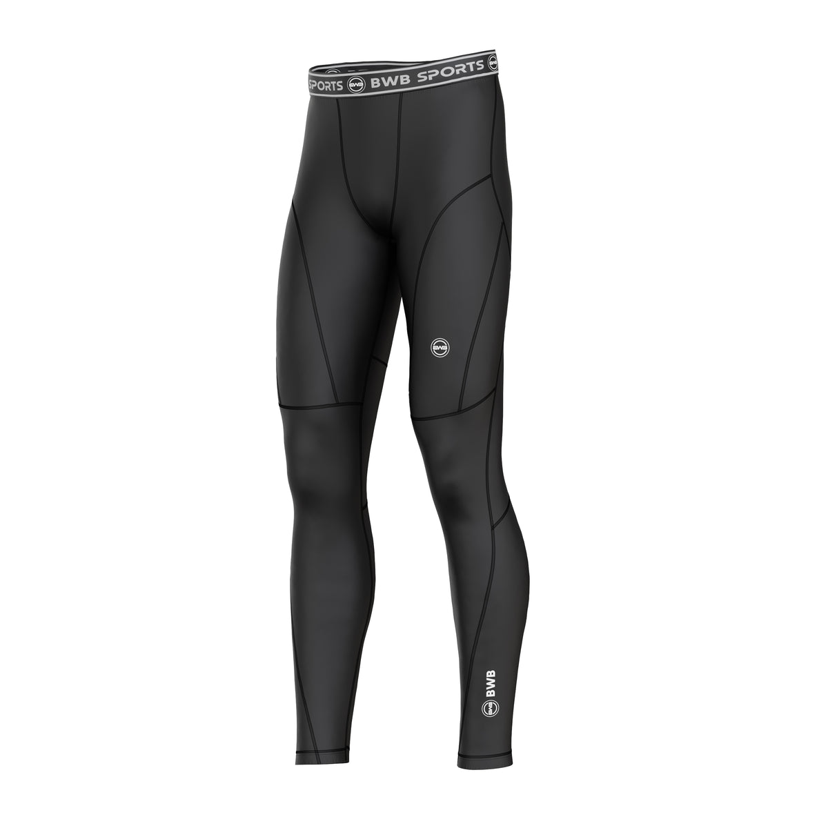 BWB Men's Black Premium Full Body Recovery Compression Bundle