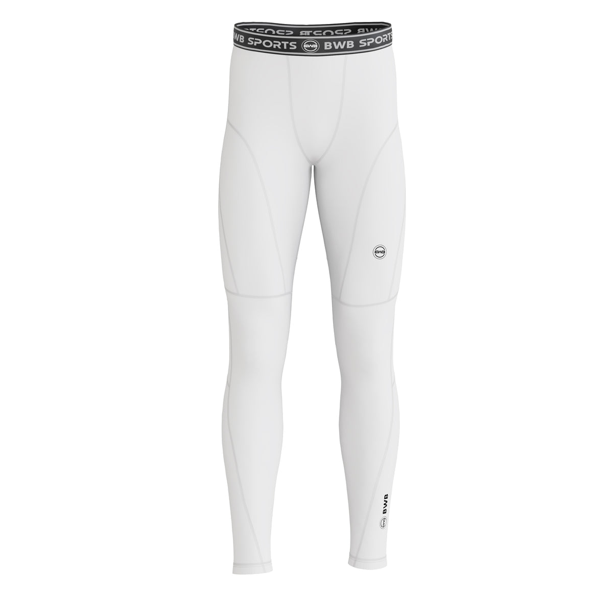 BWB Men's White Premium Full Body Recovery Compression Bundle