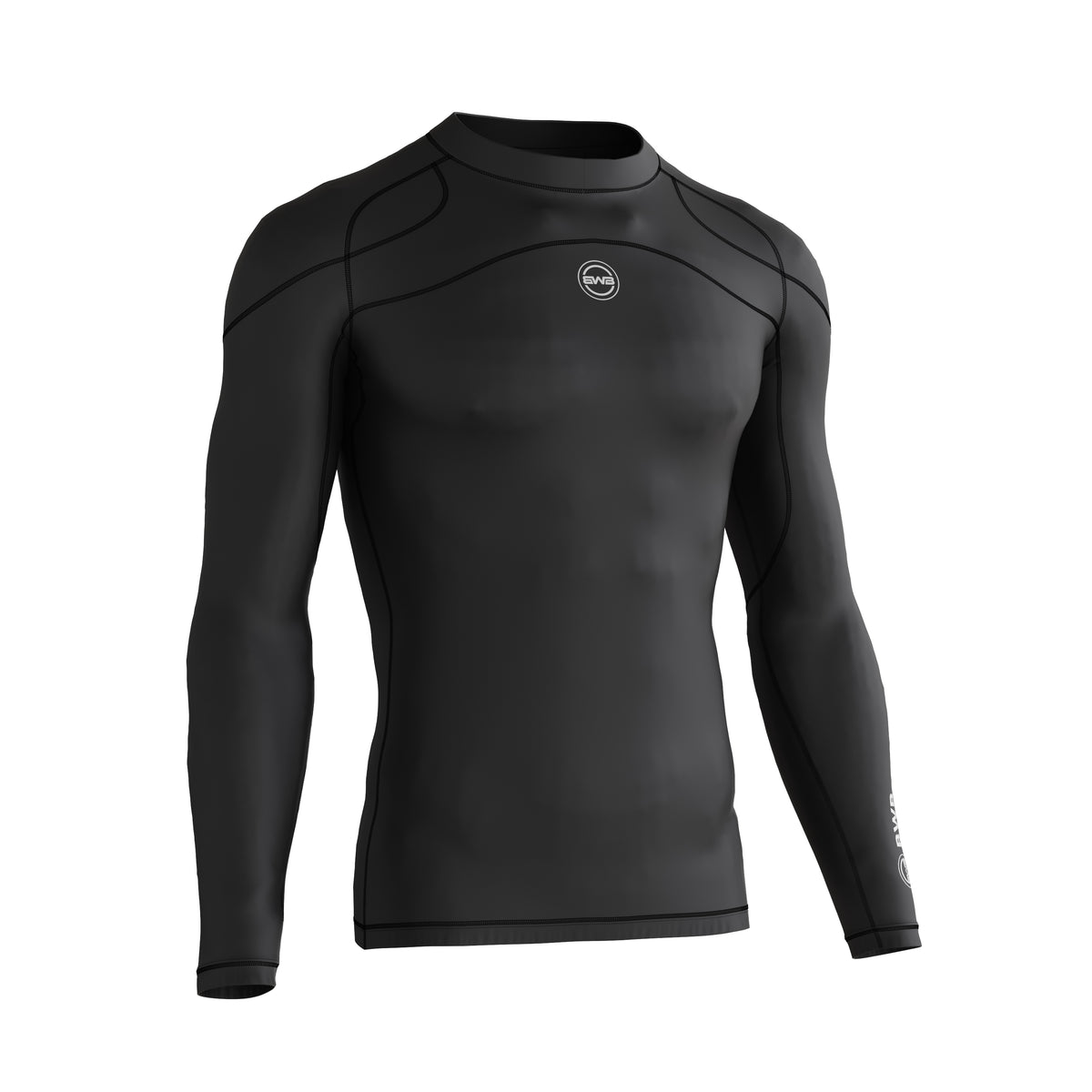 Pack of 3 Men's Long Sleeve Baselayer Compression Shirts – Gym, Running & Training Tops
