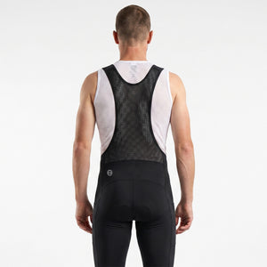 BWB Men's Blue Thermal Frost performance Winter Cycling Jersey & cargo Bib Tights Set
