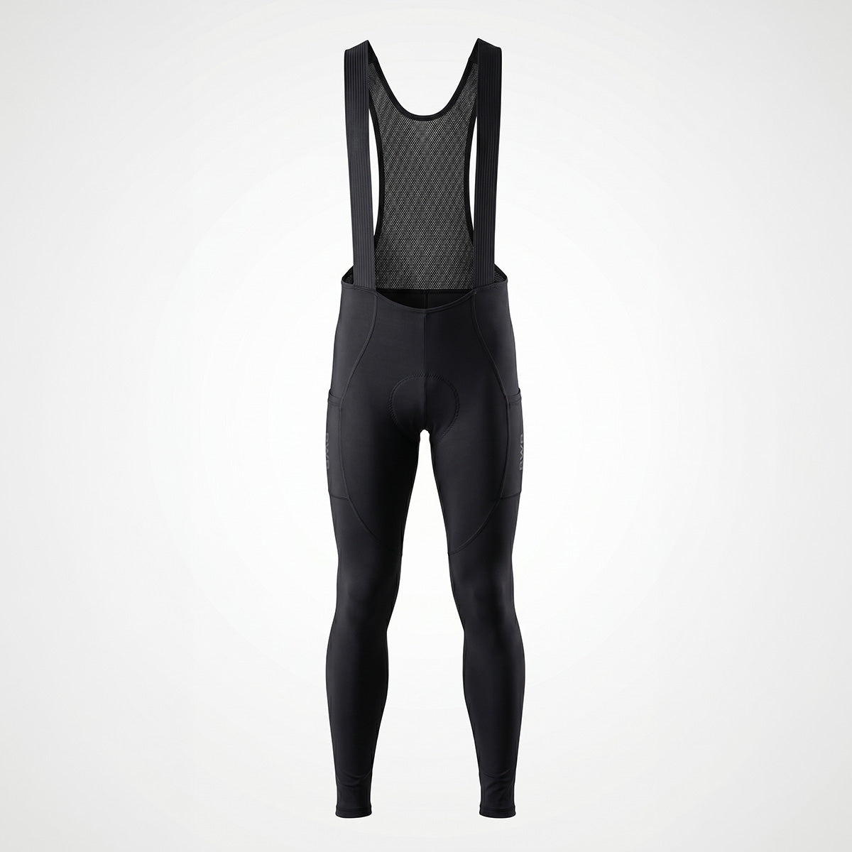 BWB Men's Thermal Frost Performance Gel Padded Cycling Cargo Bib Tights