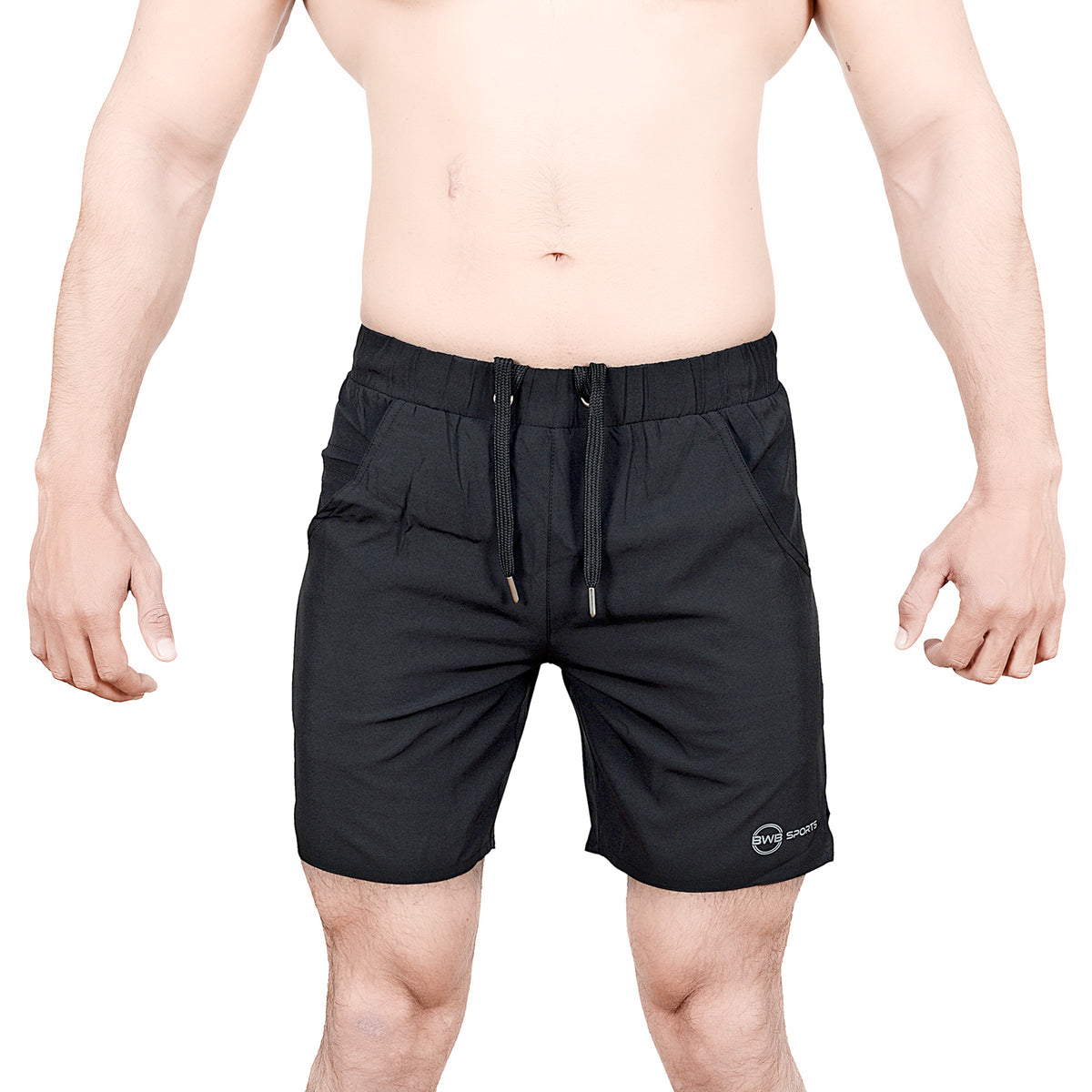 Bwb Men Men's Black Sports Running Shorts | BWB Sports Australia - BWB Sports®