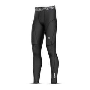 BWB Men's Black Compression Baselayer Leggings