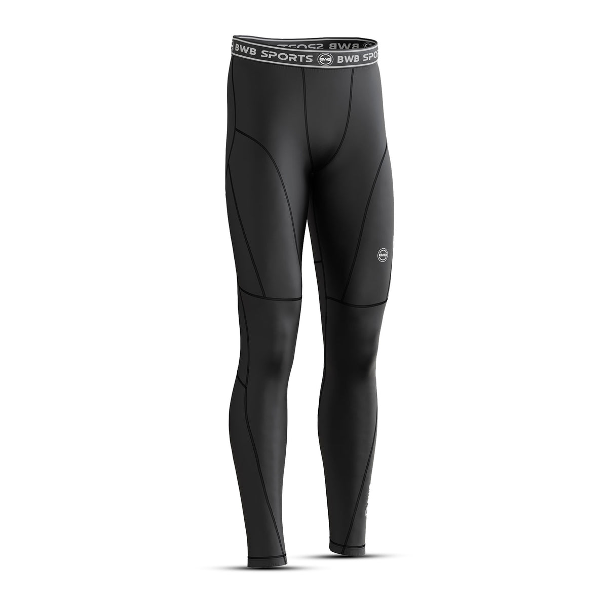 Bwb Men Men's Black Compression Baselayer Leggings - BWB Sports®