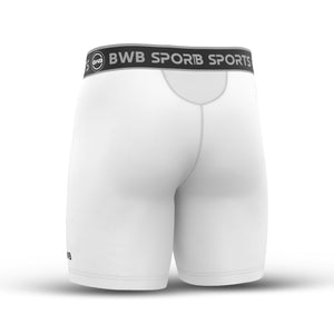 BWB Men's White Boxer Shorts