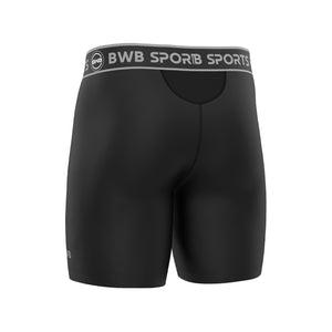 BWB Men's Black/Orange Premium Full Body Recovery Compression Bundle