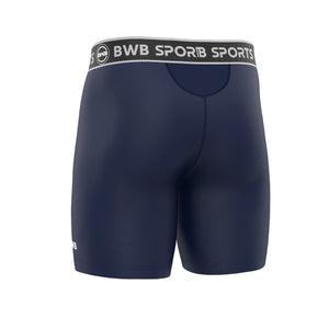BWB Men's Navy Blue Premium Full Body Recovery Compression Bundle