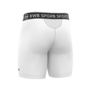 BWB Men's White Premium Full Body Recovery Compression Bundle