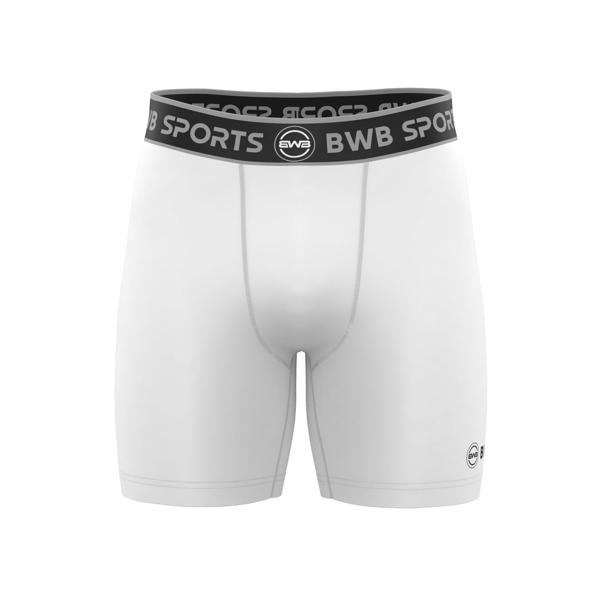 BWB Men's White Premium Full Body Recovery Compression Bundle