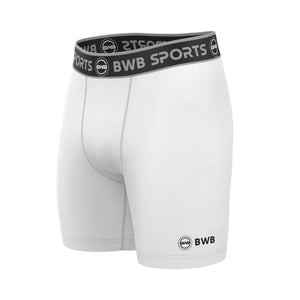BWB Men's White Premium Full Body Recovery Compression Bundle