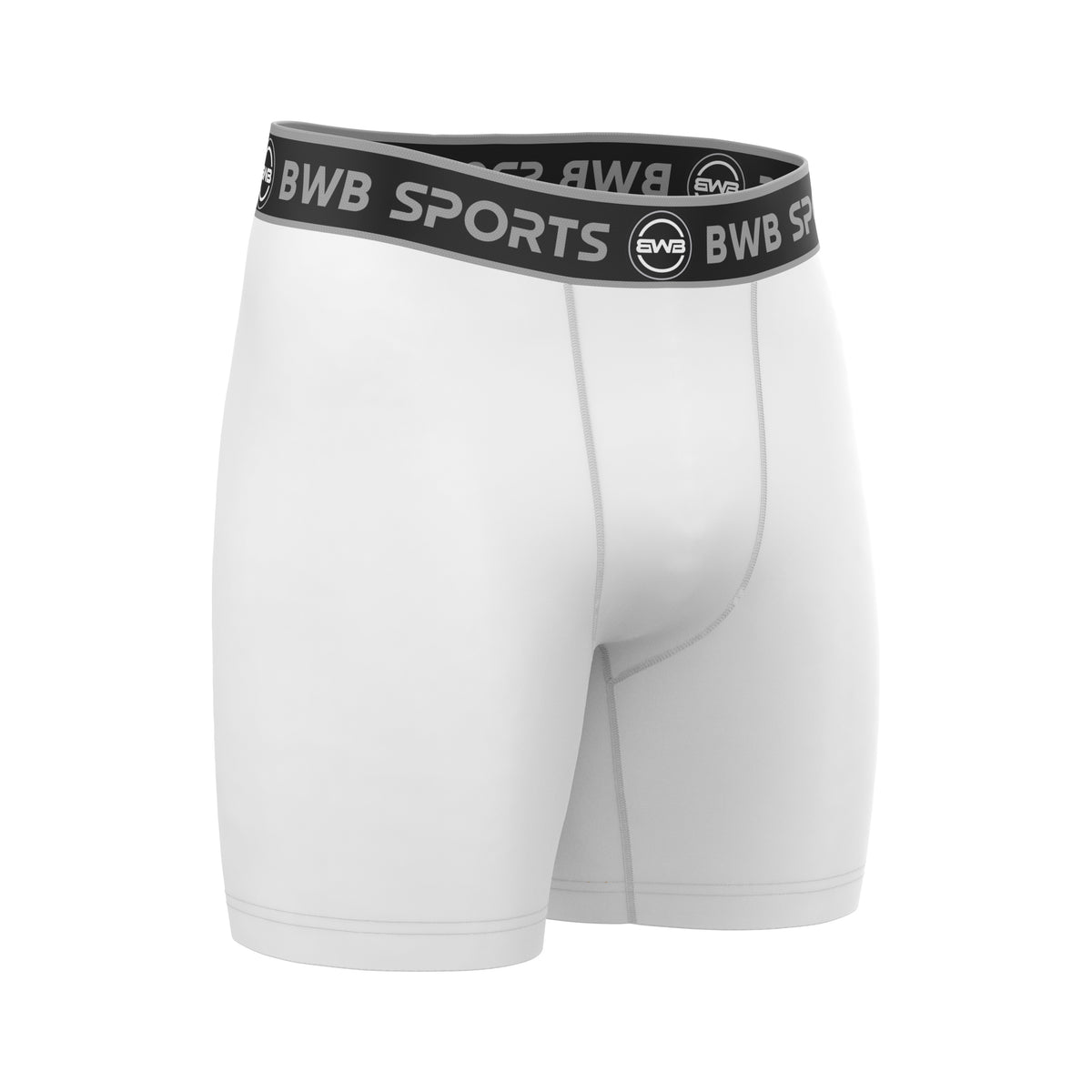 BWB Men's White Premium Full Body Recovery Compression Bundle