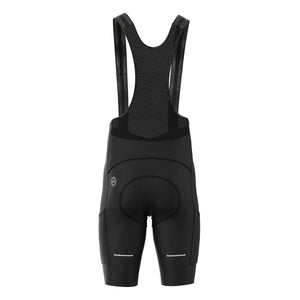 BWB Men’s Pro Black Summer Cycling Cargo Bib Shorts