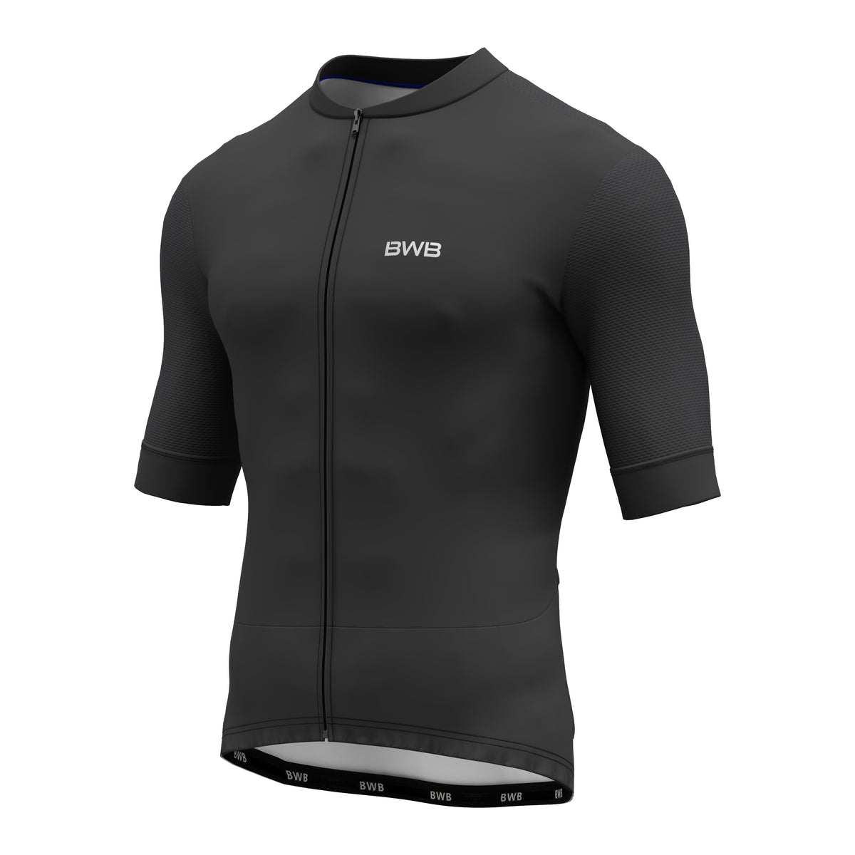Black Men's Short Sleeve Cycling Jersey & Bib Shorts Set with 3 Pairs Cycling Socks & Free Fingerless Gel Padded Gloves