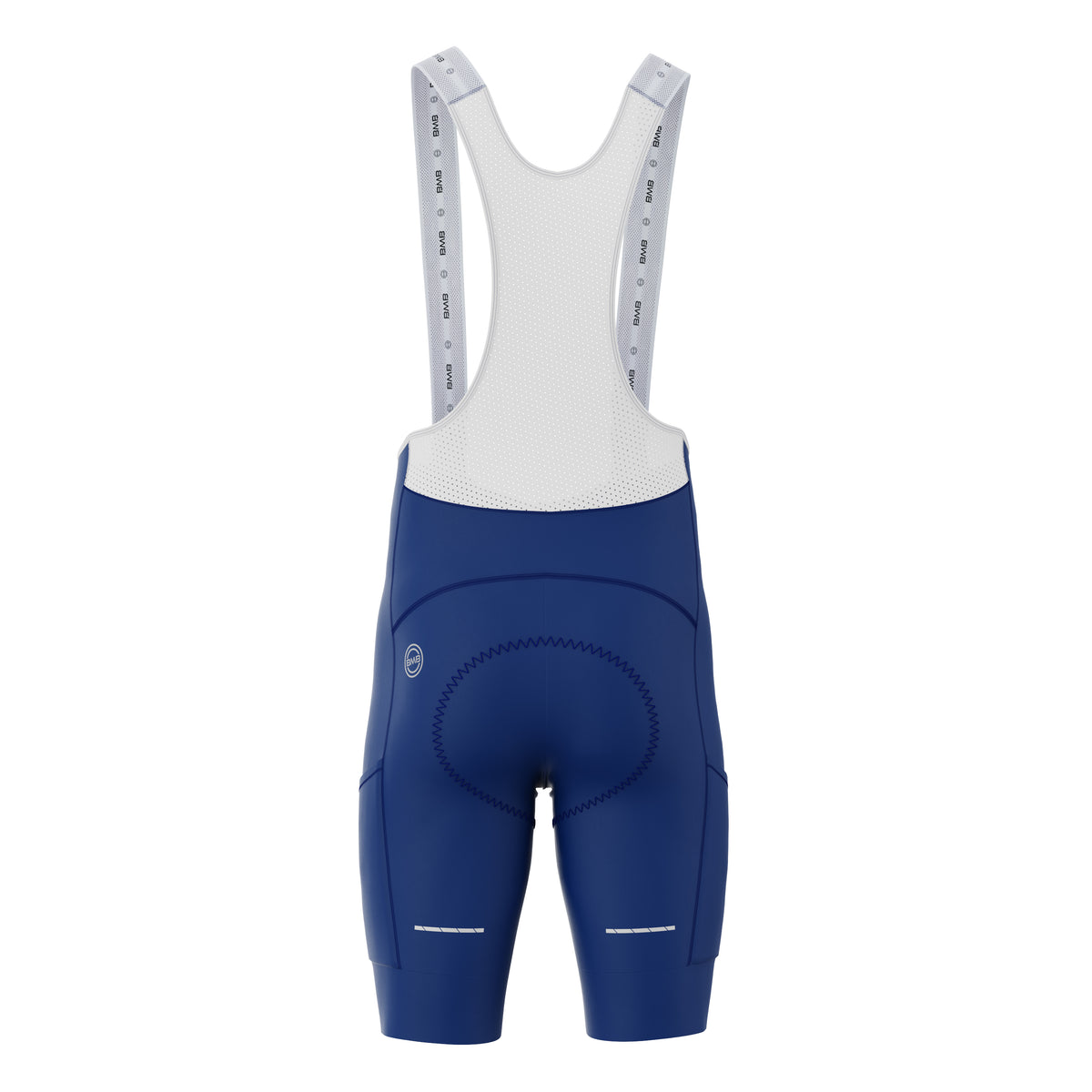 BWB Men’s Pro Navy Blue Summer Cycling Cargo Bib Shorts