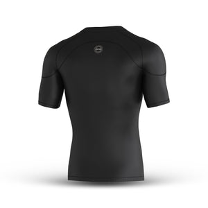 BWB Men's Black Short Sleeve Compression Shirt