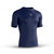 BWB Men's Navy Blue Short Sleeve Compression Shirt