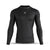 BWB Men's Black Long Sleeve Baselayer Compression Shirt