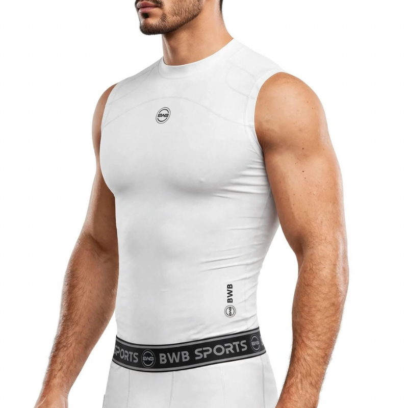Men's  Compression Sleeveless Shirts - Pack of 3