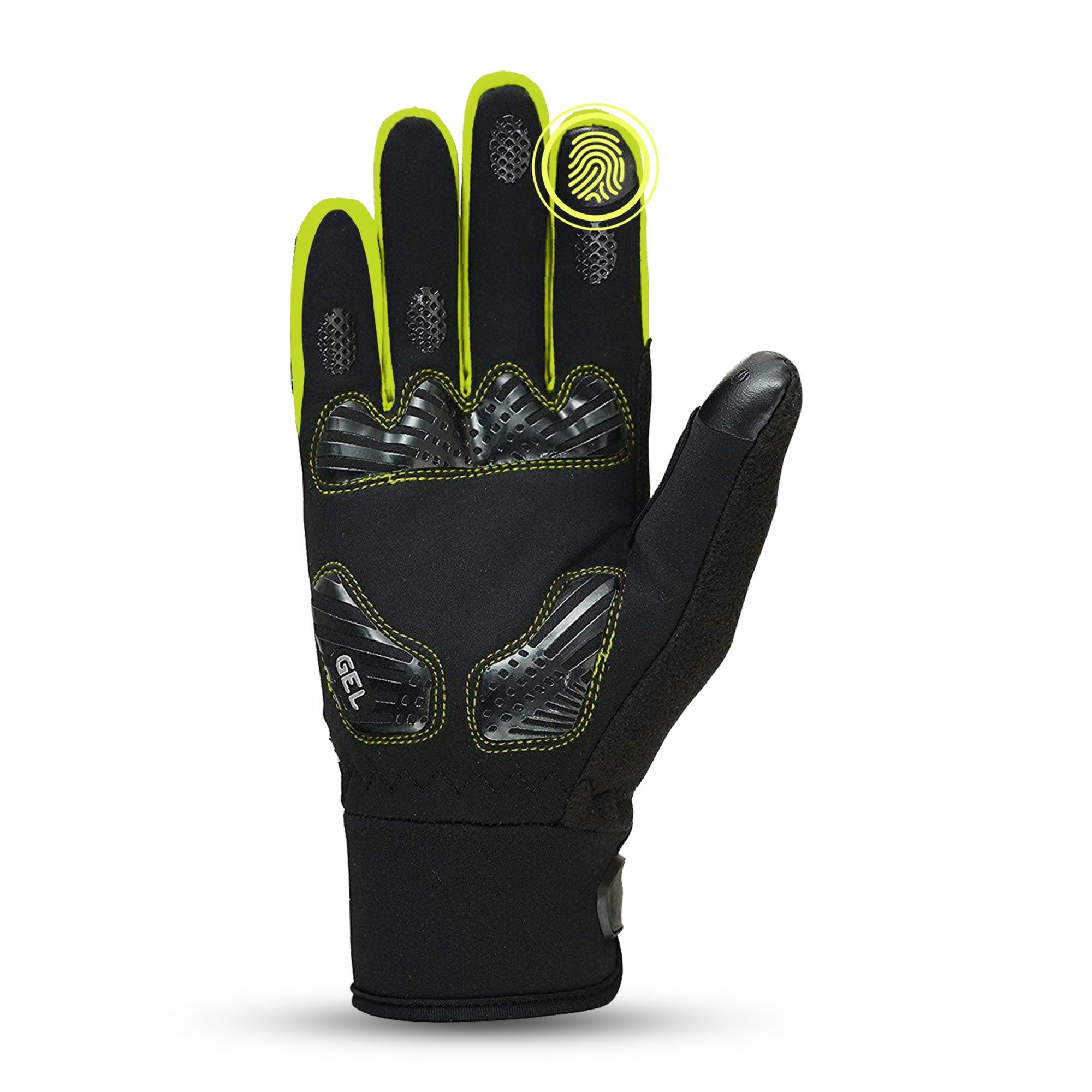 Fluorescent cycling gloves sale