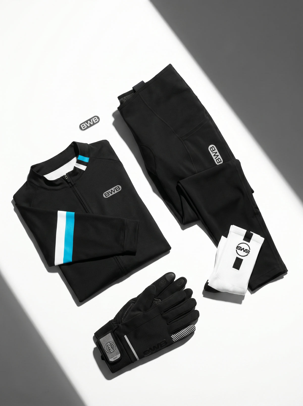 BWB Men's Thermal Frost Performance Gel Padded Cycling Cargo Bib Tights