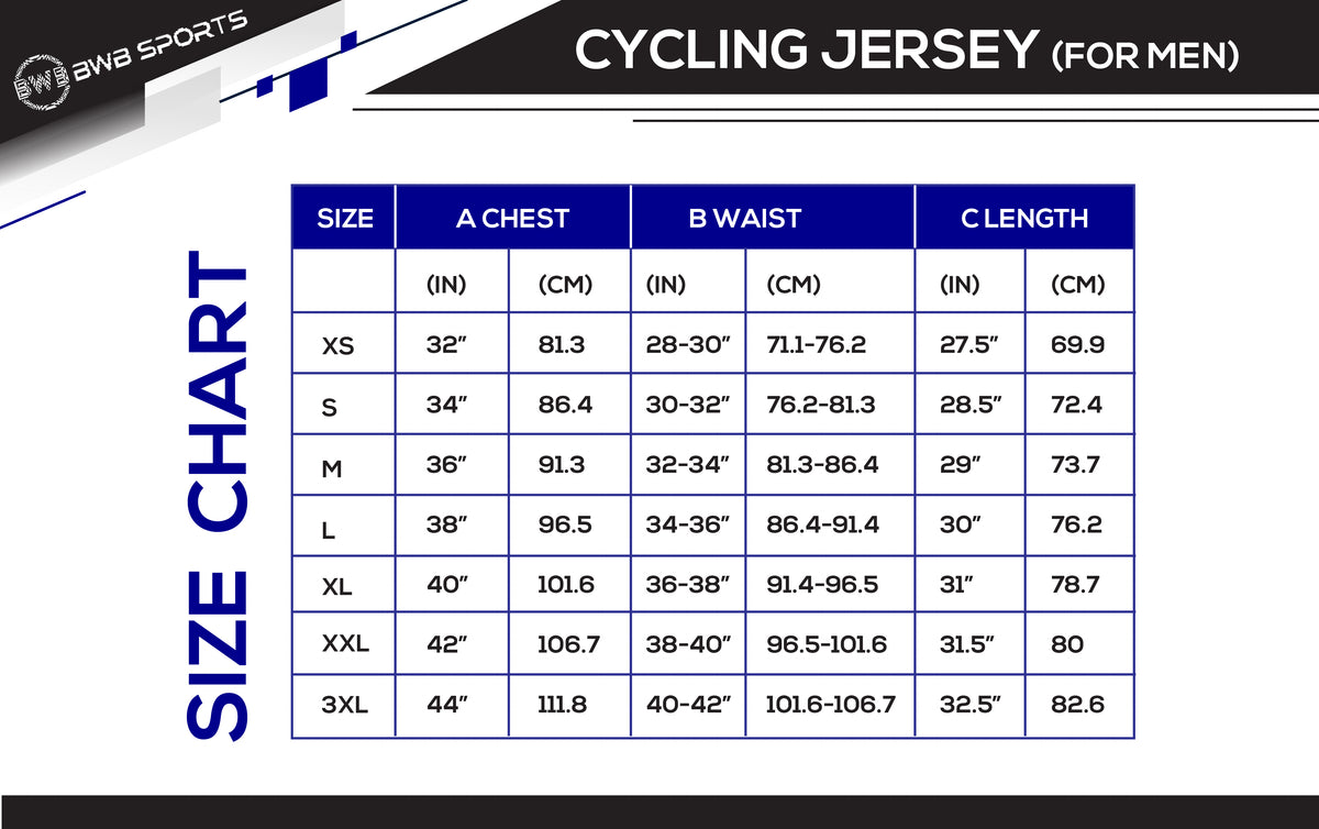Bwb Men BWB Men's Pro Amber Short Sleeve Summer Cycling Jersey - BWB Sports®