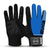 BWB Black / Blue Full Finger Hiking & Running Gloves