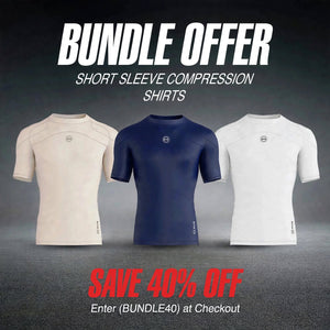 Men's  Compression Short Sleeve Shirts - Pack of 3