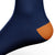 BWB 3 Pairs Blue, Grey, White Crew Cycling Socks