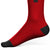 BWB 3 Pairs Red Crew Cycling Socks