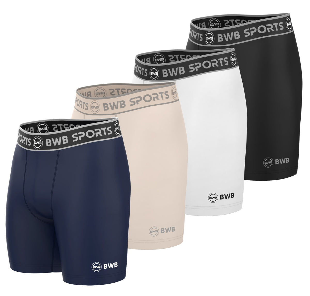 Bwb Men 4 Pairs Men's Boxer Shorts Value Pack | BWB Sports Australia - BWB Sports®