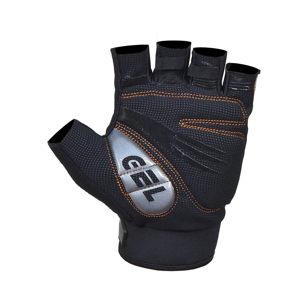 BWB Amber Unisex Fingerless Gel Padded Summer Cycling Gloves